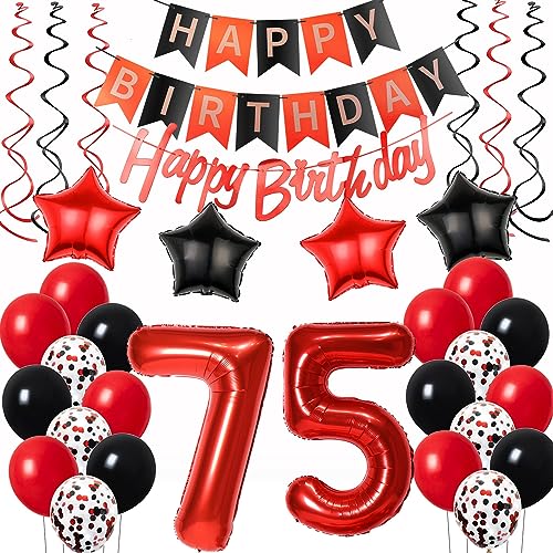 Luftballons 75. Geburtstag Deko Frauen Rot Schwarz, Geburtstagsdeko 75 jahre Frauen happy birthday 75 Frauen dekoration Rot deko 75. Geburtstag Frauen Schwarz ballons 75 Geburtstag Frauen Luftballons 75. Geburtstag Deko Frauen Rot Schwarz, Geburtstagsdeko 75 jahre Frauen happy birthday 75 Frauen dekoration Rot deko 75. Geburtstag Frauen Schwarz ballons 75 Geburtstag Frauen von Oumezon