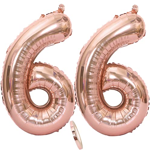 Luftballons Zahl 66 rosegold Nummer 66 Luftballon 66 Rosegold Folienballon 66. Geburtstag deko frauen, 32 Zoll Große Ballon Zahl 66 Riese Heliumfolie 66 jahre Geburtstag deko frau damen Luftballons Zahl 66 rosegold Nummer 66 Luftballon 66 Rosegold Folienballon 66. Geburtstag deko frauen, 32 Zoll Große Ballon Zahl 66 Riese Heliumfolie 66 jahre Geburtstag deko frau damen von Oumezon