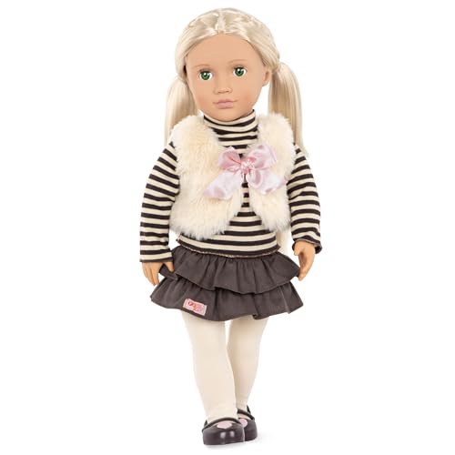 Our Generation – 46 cm Puppe – Blondes Haar & grüne Augen – Puppenkleidung mit Kunstfellweste – Puppenzubehör – Spielzeug für Kinder ab 3 Jahren – Holly Our Generation – 46 cm Puppe – Blondes Haar & grüne Augen – Puppenkleidung mit Kunstfellweste – Puppenzubehör – Spielzeug für Kinder ab 3 Jahren – Holly von Our Generation
