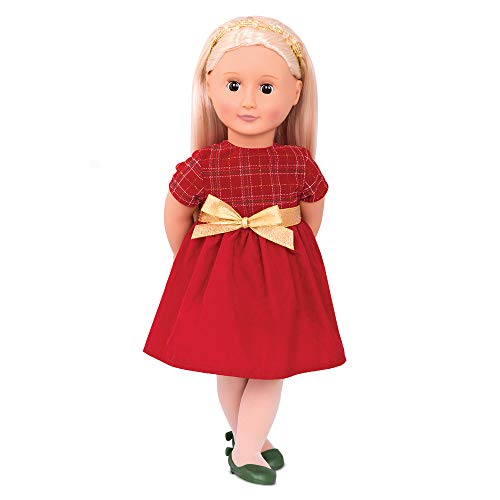 Our Generation Puppe Bria – 46 cm Puppe mit Puppenkleidung, Puppenzubehör und blonden Langen Haaren zum Frisieren – Kinder Spielzeug ab 3 Jahren Our Generation Puppe Bria – 46 cm Puppe mit Puppenkleidung, Puppenzubehör und blonden Langen Haaren zum Frisieren – Kinder Spielzeug ab 3 Jahren von Our Generation