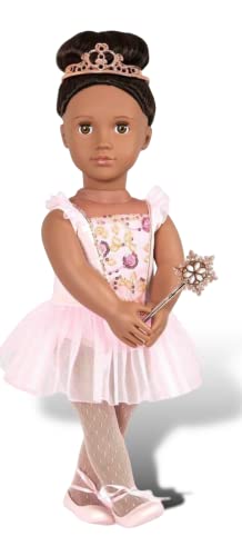Our Generation Zuckerfee Puppe Delmy - Bewegliche 46 cm Puppe mit Kleidung und Zubehör - Rosa Kleid, Zauberstab und Diadem - Spielzeug ab 3 Jahren Our Generation Zuckerfee Puppe Delmy - Bewegliche 46 cm Puppe mit Kleidung und Zubehör - Rosa Kleid, Zauberstab und Diadem - Spielzeug ab 3 Jahren von Our Generation