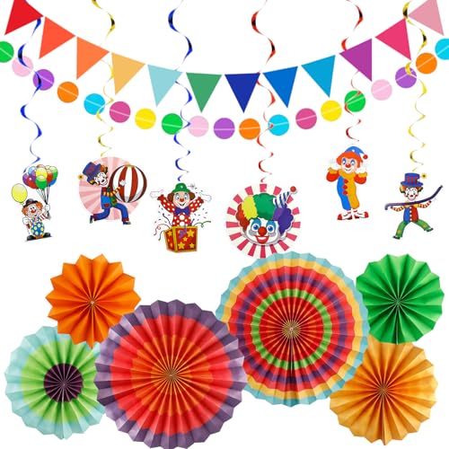 Party Deko Karnevalsdekoration Gartenpartys, 14 Stück mit hängenden Papier Lüfter, Hängende Spiralen Girlande, Tissue Bänder und Wimpelketten Girlande für Feste & Hochzeiten Party Deko Karnevalsdekoration Gartenpartys, 14 Stück mit hängenden Papier Lüfter, Hängende Spiralen Girlande, Tissue Bänder und Wimpelketten Girlande für Feste & Hochzeiten von Ourdort