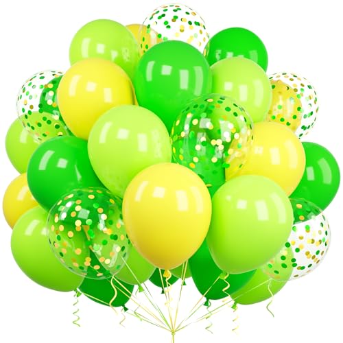 Luftballons Grün Gelb, Ousuga 60 Stück 12 Zoll Matt Hellgrüne Gelb Konfetti Latex Helium Ballon für Jungen Mädchen Kinder Geburtstag Hochzeit Babyparty Dschungel Hawaiianische Verlobung Party Deko Luftballons Grün Gelb, Ousuga 60 Stück 12 Zoll Matt Hellgrüne Gelb Konfetti Latex Helium Ballon für Jungen Mädchen Kinder Geburtstag Hochzeit Babyparty Dschungel Hawaiianische Verlobung Party Deko von Ousuga