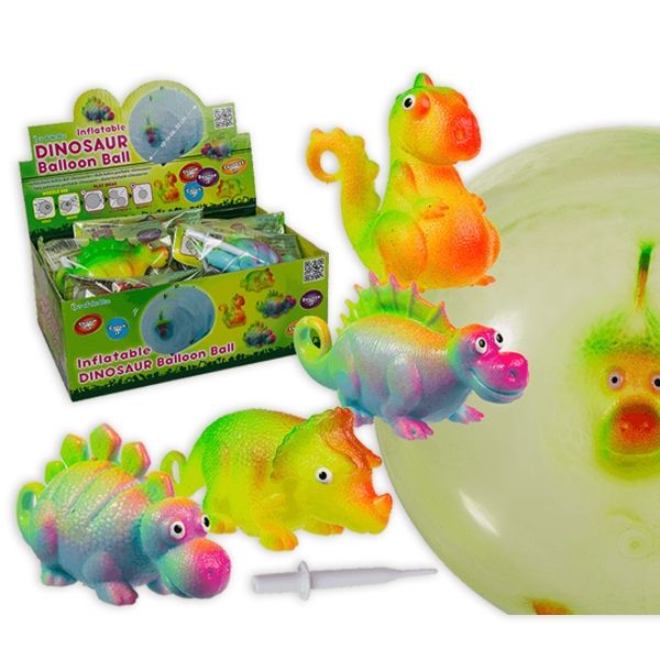 Dino Ballon zum Aufblasen, 1 Stück, aus Dinofigur wird Dinosaurier-Ballon Dino Ballon zum Aufblasen, 1 Stück, aus Dinofigur wird Dinosaurier-Ballon von Out of the blue KG