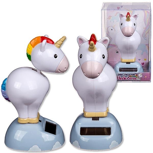 Einhornfigur mit Solar-Funktion für Mädchen, nickendes Einhorn, 1 Stück Einhornfigur mit Solar-Funktion für Mädchen, nickendes Einhorn, 1 Stück von Out of the blue KG