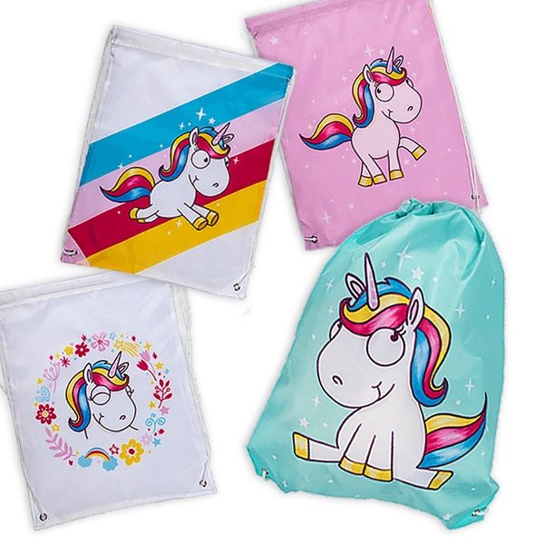 Fashion-Beutel, Comic Einhorn, mit Kordeln, 1 Stk Fashion-Beutel, Comic Einhorn, mit Kordeln, 1 Stk von Out of the blue KG