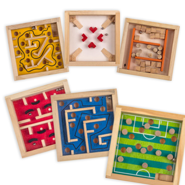 Geschicklichkeitsspiel aus Holz, 1 Stück Geschicklichkeitsspiel aus Holz, 1 Stück von Out of the blue KG