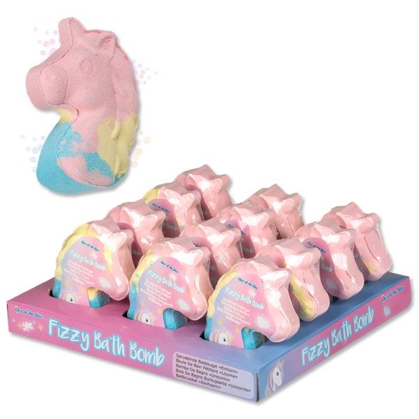 Großpack Einhorn Badekugeln, 12 Stk, je 100g, 8,5cm Großpack Einhorn Badekugeln, 12 Stk, je 100g, 8,5cm von Out of the blue KG