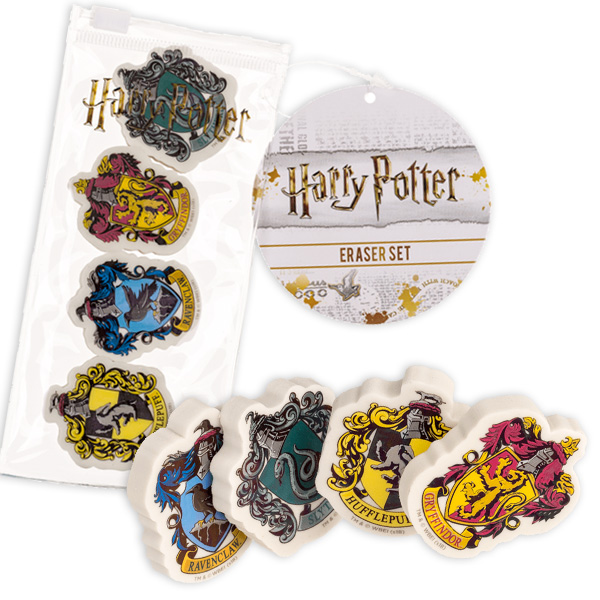 Harry Potter Radiergummi-Set, 4-teilig Harry Potter Radiergummi-Set, 4-teilig von Out of the blue KG