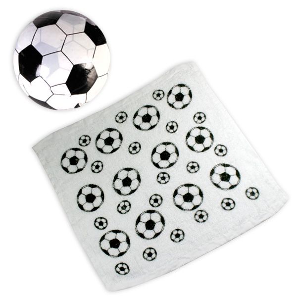 Magisches Handtuch Fußball 30x30cm, Mitgebsel zur Fußballparty Magisches Handtuch Fußball 30x30cm, Mitgebsel zur Fußballparty von Out of the blue KG