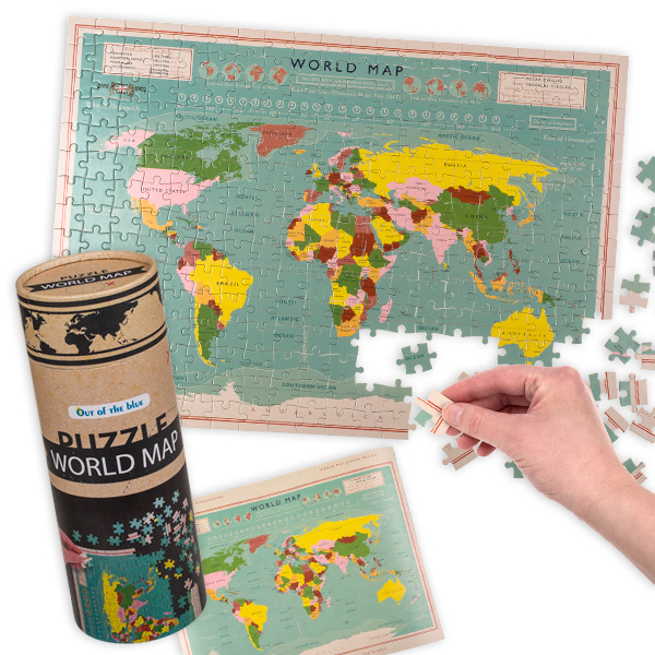 Puzzlespiel "Weltkarte", 300 Teile Puzzlespiel "Weltkarte", 300 Teile von Out of the blue KG