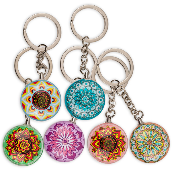 Schlüsselanhänger „Mandala“, 1Stk., verschiedene Motive Schlüsselanhänger „Mandala“, 1Stk., verschiedene Motive von Out of the blue KG