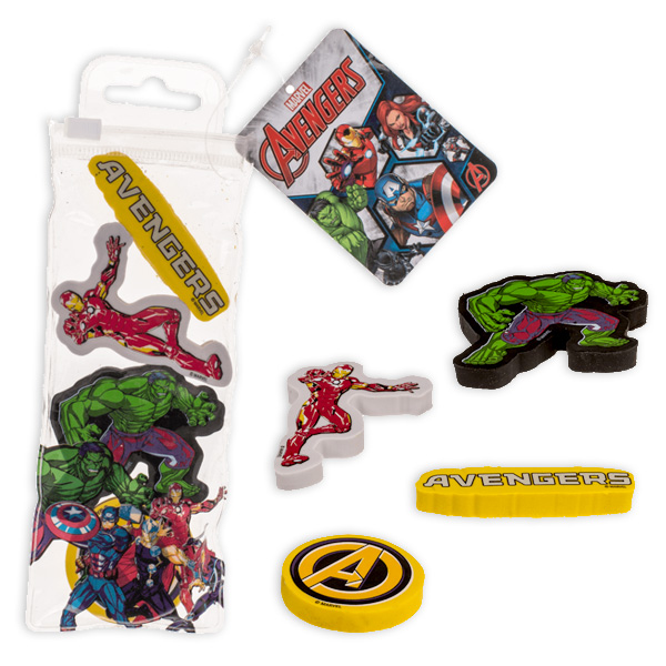 The Avengers Radiergummi-Set, 4-teilig The Avengers Radiergummi-Set, 4-teilig von Out of the blue KG