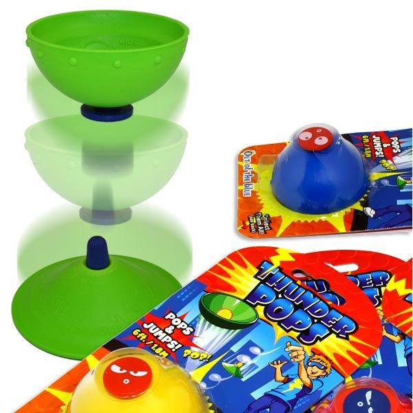 Thunder Pop - Ufo Schnalzer, 4,5cm, schnellt in die Höhe bis 1,8m Thunder Pop - Ufo Schnalzer, 4,5cm, schnellt in die Höhe bis 1,8m von Out of the blue KG