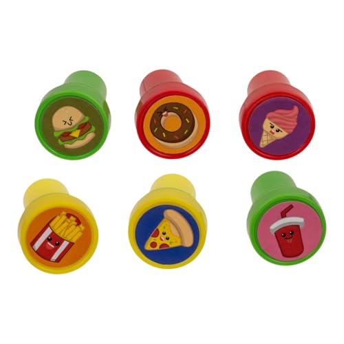 Fast Food Stempel - Motivstempel im 6er-Set Fast Food Stempel - Motivstempel im 6er-Set von Out of the blue