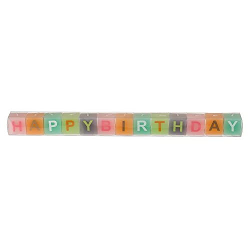 Out of the blue Générique Kerzen, quadratisch, Happy Birthday, Pastellfarben Out of the blue Générique Kerzen, quadratisch, Happy Birthday, Pastellfarben von Out of the blue