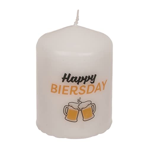 Out of the blue Happy Biersday Kerze - Geburtstags Dekokerze Dekorationskerze Out of the blue Happy Biersday Kerze - Geburtstags Dekokerze Dekorationskerze von Out of the blue