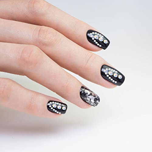 Outanaya 1 Schachtel Fächer Nagel Strasssteine mit Flachen Glänzenden Kristallen in Weiß Ab und Ab Vielseitige Nail Art Dekoration für Natürliche und Künstliche Nägel DIY Nagelschmuck für Outanaya 1 Schachtel Fächer Nagel Strasssteine mit Flachen Glänzenden Kristallen in Weiß Ab und Ab Vielseitige Nail Art Dekoration für Natürliche und Künstliche Nägel DIY Nagelschmuck für von Outanaya