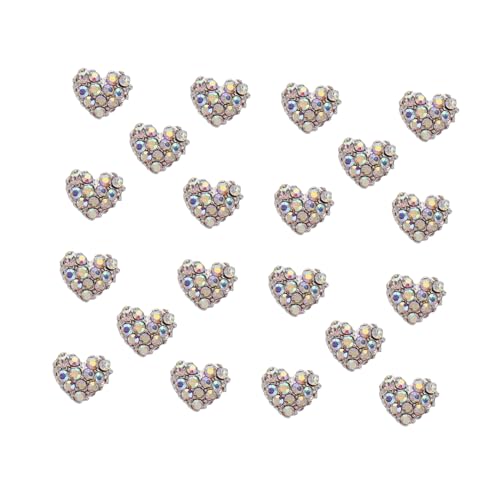 Outanaya 20 Stück Teiliges Herz Nagel Dekorationsset Nail Art Rhinestones Strasssteine für DIY Maniküre Nagelschmuck Glänzende Herzform Nageldekorationen für Nagelliebhaber und Profi Outanaya 20 Stück Teiliges Herz Nagel Dekorationsset Nail Art Rhinestones Strasssteine für DIY Maniküre Nagelschmuck Glänzende Herzform Nageldekorationen für Nagelliebhaber und Profi von Outanaya