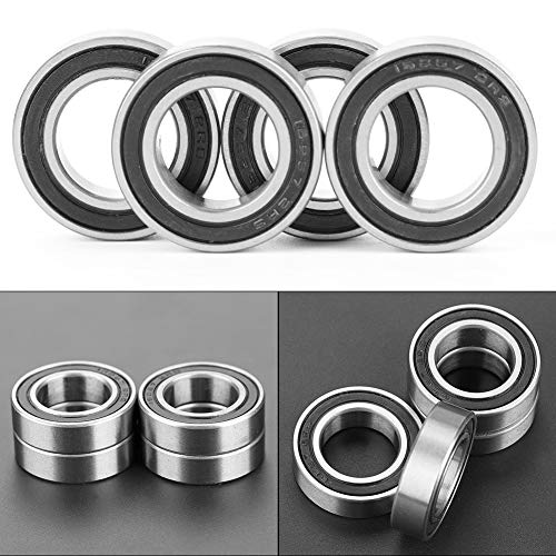 Outbit Kugellager 4 Stück 15267-2RS Rillenkugellager mit Gummidichtung 15 x 26 x 7mm für Werkzeugmaschinen Elektronische von Outbit