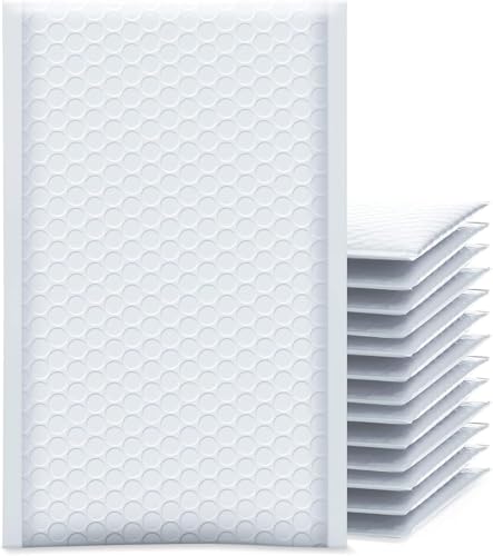 Luftpolster-Versandtaschen, 7,6 x 20,3 cm, nutzbare Größe, 7,6 x 17,8 cm, dicke Versandtaschen, Luftpolsterumschläge, blickdicht, 50 Stück Luftpolster-Versandtaschen, 7,6 x 20,3 cm, nutzbare Größe, 7,6 x 17,8 cm, dicke Versandtaschen, Luftpolsterumschläge, blickdicht, 50 Stück von Outchoo
