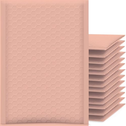 Outchoo Luftpolster-Versandtaschen, extra dick, wasserdicht, nutzbare Größe, 15,2 x 25,4 cm, langlebig, für Schmuck, handgefertigte Waren, Handwerk und zerbrechliche Gegenstände, Hellrosa, 50 Stück Outchoo Luftpolster-Versandtaschen, extra dick, wasserdicht, nutzbare Größe, 15,2 x 25,4 cm, langlebig, für Schmuck, handgefertigte Waren, Handwerk und zerbrechliche Gegenstände, Hellrosa, 50 Stück von Outchoo