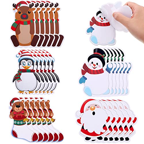 30 Stück Weihnachten Notepad Winter Thema Selbst Haftnotizen Urlaub Memo Notizen für Arbeit Studie Dekoration Geschenk, Weihnachten Elemente 5 Stile 30 Stück Weihnachten Notepad Winter Thema Selbst Haftnotizen Urlaub Memo Notizen für Arbeit Studie Dekoration Geschenk, Weihnachten Elemente 5 Stile von Outus