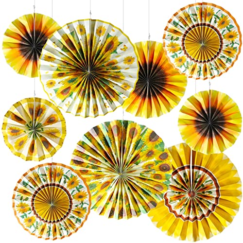 9 Stück Sonnenblumen hängende Papierfächer Dekorationen Bienen Sonnenblume Klassenzimmer Dekoration Sommer Pinnwände Blume Decke Wand Girlande für Frühling Sonnenblume Party Supplies Hochzeit 9 Stück Sonnenblumen hängende Papierfächer Dekorationen Bienen Sonnenblume Klassenzimmer Dekoration Sommer Pinnwände Blume Decke Wand Girlande für Frühling Sonnenblume Party Supplies Hochzeit von Outus
