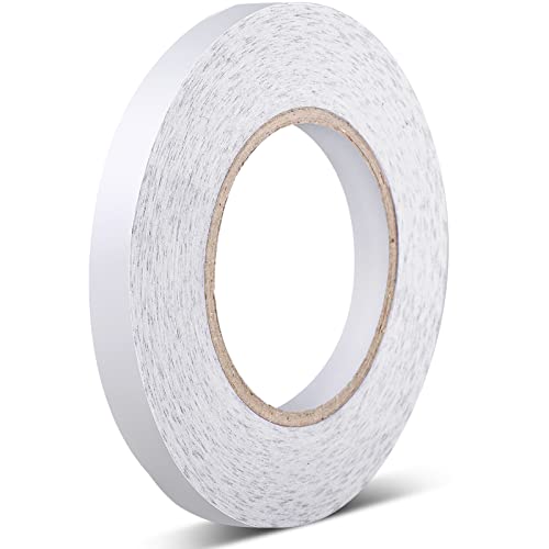 Outus 50 m Klebrig Stoff Klebeband Doppelseitiges Aufdrücken Band, Kein Nähen, Kleben, oder Bügeln, Änderungen und Säumen Werkzeug (1/2 Zoll x 164 Füße) von Outus