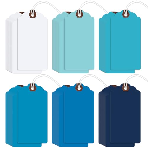 Outus 60 Stück große Etiketten mit Schnur Manila-Papier blanko Etiketten für Geschenke, Verkaufspreis, Lagerbestand, Kleidung, Versand, Wäsche, Geschenketiketten mit Draht für Party (einfarbiger Stil Outus 60 Stück große Etiketten mit Schnur Manila-Papier blanko Etiketten für Geschenke, Verkaufspreis, Lagerbestand, Kleidung, Versand, Wäsche, Geschenketiketten mit Draht für Party (einfarbiger Stil von Outus