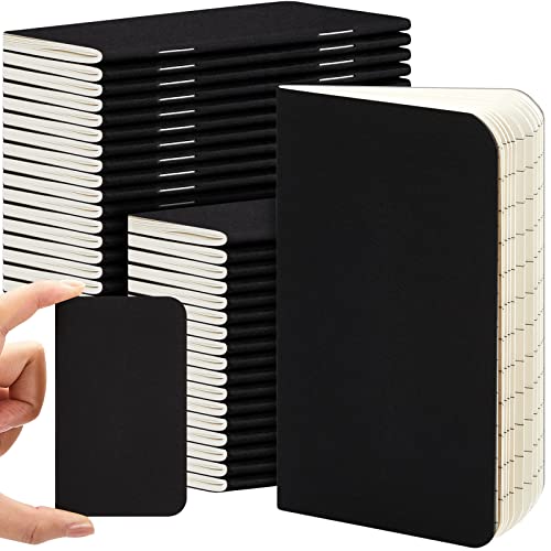 Outus Mini-Tagebuch, 6,3 x 10,2 cm, Kraftpapier, Mini-Notizblock, Softcover, Taschennotizblock, Notizblock, Memo-Tagebuch, Themen-Notizbücher für Studenten, Reisende, Schule (schwarz, blanko Einband Outus Mini-Tagebuch, 6,3 x 10,2 cm, Kraftpapier, Mini-Notizblock, Softcover, Taschennotizblock, Notizblock, Memo-Tagebuch, Themen-Notizbücher für Studenten, Reisende, Schule (schwarz, blanko Einband von Outus