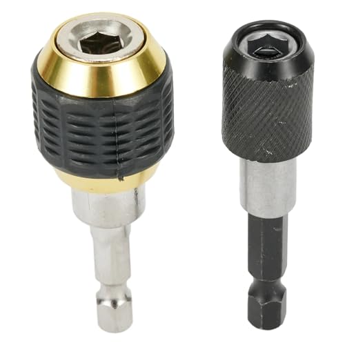 2 Stücke Sechskantschaft 60mm Schnellspannbohrfutter Schraubendreher Schlagschrauber Adapter Bohrer Werkzeug von Ouxk