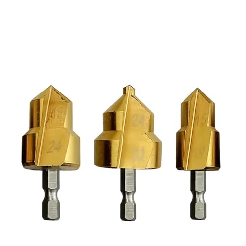 20/25/32 Mm PPR-Hebestufenbohrer HSS-Stufenbohrerkopf Sechskantschaft Lochöffner Kernbohrer For Reiben Von PVC-Wasserrohren von Ouxk