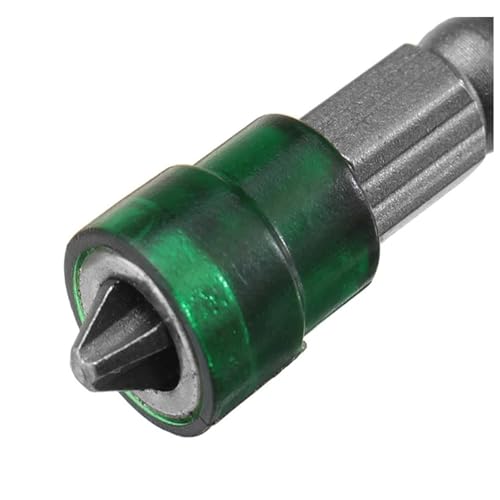 Hochwertiger Magnetischer Schraubendreher-Bit Mit Einzelkopf, Rutschfester Sechskant-Elektroschraubendreher-Satz(Green) von Ouxk