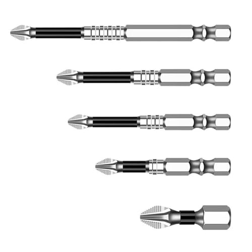 Schwarz, S2, Starke Magnetische Elektrische Schraubendreher-Bits, K5, Rutschfeste Bohrer-Reparaturwerkzeuge von Ouxk
