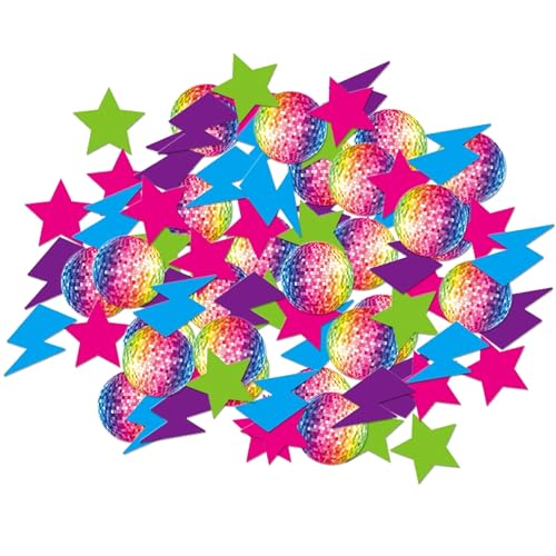 Ovanda 100 Stück Disco Konfetti, Tischkonfetti Disco Party Deko,Discokugel Deko Confetti,70er 80er Jahre Hippie Geburtstagsfeier Party Geschenke Zubehör,Streudeko Geburtstag,Discokugel Tischdekoration Ovanda 100 Stück Disco Konfetti, Tischkonfetti Disco Party Deko,Discokugel Deko Confetti,70er 80er Jahre Hippie Geburtstagsfeier Party Geschenke Zubehör,Streudeko Geburtstag,Discokugel Tischdekoration von Ovanda