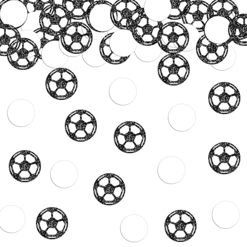 Ovanda 100 Stück Fussball Geburtstag Deko Konfetti, Fussball Deko Geburtstag Kinder, Streudeko aus Glitzer Papier Tischdekoration, Geburtstagsdeko Fussball Konfetti, Fußball Geburtstags Tischdeko Ovanda 100 Stück Fussball Geburtstag Deko Konfetti, Fussball Deko Geburtstag Kinder, Streudeko aus Glitzer Papier Tischdekoration, Geburtstagsdeko Fussball Konfetti, Fußball Geburtstags Tischdeko von Ovanda