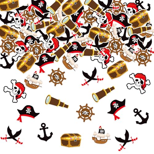 Ovanda 100 Stück Piraten Konfetti, Piraten Geburtstag Streudeko,Piratens Deko Kindergeburtstag Confetti,Pirat Tischdeko,Piratengeburtstag Streudeko,Piratenparty Deko,Piratens Motto Party,Tischkonfetti Ovanda 100 Stück Piraten Konfetti, Piraten Geburtstag Streudeko,Piratens Deko Kindergeburtstag Confetti,Pirat Tischdeko,Piratengeburtstag Streudeko,Piratenparty Deko,Piratens Motto Party,Tischkonfetti von Ovanda