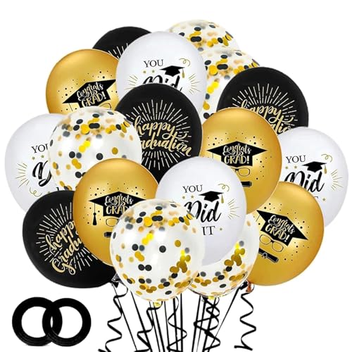 Ovanda 2025 Graduation Deko Luftballons Schwarz Gold,Abschlussfeier Luftballon,Prüfung Bestanden Ballons ABI Deko,Abitur Abschluss Deko Prüfung Bestanden,für Oberschule Universität Abschlussfeier Deko Ovanda 2025 Graduation Deko Luftballons Schwarz Gold,Abschlussfeier Luftballon,Prüfung Bestanden Ballons ABI Deko,Abitur Abschluss Deko Prüfung Bestanden,für Oberschule Universität Abschlussfeier Deko von Ovanda