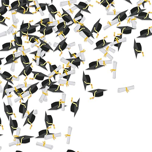 Ovanda Abschlussfeier Deko, 200 Stück Graduation Deko Konfetti, Abi 2025 Abschluss Deko, Girlande mit Absolventenhut Motiv, für Schulabschluss 2025 Bachelor Karneval Party Deko Ovanda Abschlussfeier Deko, 200 Stück Graduation Deko Konfetti, Abi 2025 Abschluss Deko, Girlande mit Absolventenhut Motiv, für Schulabschluss 2025 Bachelor Karneval Party Deko von Ovanda