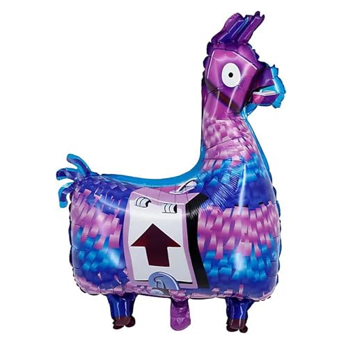 Ovanda Alpaka Folienballon, XXL Lama Luftballon, Videospiel Geburtstagsdeko Jungen, Lama Spiel Luftballon, Luftballon Tiere Ballons, Walking Tier Folienballons，Perfekt für Kindergeburtstage von Ovanda