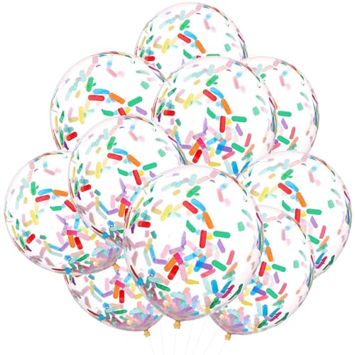 Ovanda Bunte Konfetti Luftballons, 30CM Luftballons Geburtstag, Macarons Ballons, für Geburtstag Party Hochzeit Verlobung Jubiläum Babyparty Abschlussfeier Weihnachten Karneval Dekoration Ovanda Bunte Konfetti Luftballons, 30CM Luftballons Geburtstag, Macarons Ballons, für Geburtstag Party Hochzeit Verlobung Jubiläum Babyparty Abschlussfeier Weihnachten Karneval Dekoration von Ovanda