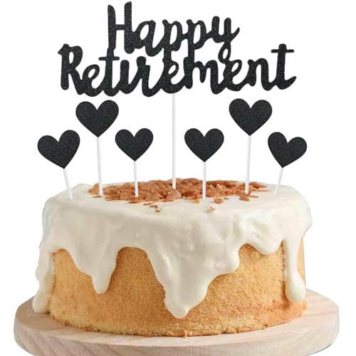 Ovanda Endlich Rente Kuchendekoration, Rentner Deko, Schwarz Ruhestand Deko Torte, Endlich Rentnerin, Happy Retirement Party Torten Dekoration, Ruhestand Deko, Rente Deko Ovanda Endlich Rente Kuchendekoration, Rentner Deko, Schwarz Ruhestand Deko Torte, Endlich Rentnerin, Happy Retirement Party Torten Dekoration, Ruhestand Deko, Rente Deko von Ovanda