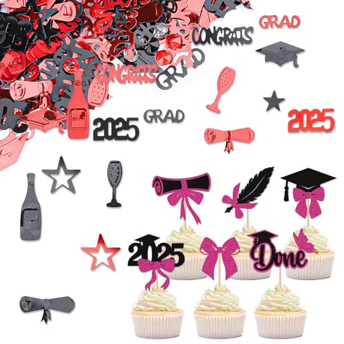 Ovanda Graduation Deko, 2025 Abschluss Tortendeko, Abschluss Deko Konfetti, ABI 2025 Deko, Abschluss Deko, Bachelor Hut Deko,Prüfung Bestanden Deko,2025 Abschluss Party Kuchen Dekoration,Confetti-Set Ovanda Graduation Deko, 2025 Abschluss Tortendeko, Abschluss Deko Konfetti, ABI 2025 Deko, Abschluss Deko, Bachelor Hut Deko,Prüfung Bestanden Deko,2025 Abschluss Party Kuchen Dekoration,Confetti-Set von Ovanda