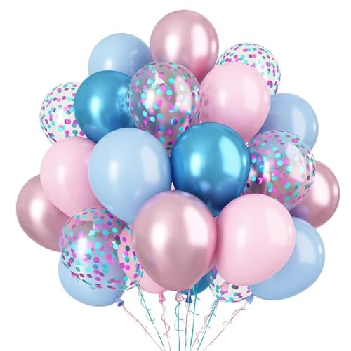 Ovanda Luftballons Blau, Luftballons Geburtstag, Helium Gasflasche, Konfetti Luftballons, Latex Luftballons Deko Set für Kinder Junge Mann Geburtstag Babyparty Taufe Baby Shower Party Dekoration Ovanda Luftballons Blau, Luftballons Geburtstag, Helium Gasflasche, Konfetti Luftballons, Latex Luftballons Deko Set für Kinder Junge Mann Geburtstag Babyparty Taufe Baby Shower Party Dekoration von Ovanda