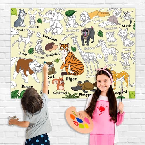 Ovanda Mal Tischdecke für Kinder, 110 x 80 cm, Riesige DIY Papier Ausmal Tischdeckes, Bastelposter, Spiele, Geschenke, Aktivitäten Banner, Kunst Klassenraum Dekoration,Tischdecke Zum Bemalen Ovanda Mal Tischdecke für Kinder, 110 x 80 cm, Riesige DIY Papier Ausmal Tischdeckes, Bastelposter, Spiele, Geschenke, Aktivitäten Banner, Kunst Klassenraum Dekoration,Tischdecke Zum Bemalen von Ovanda