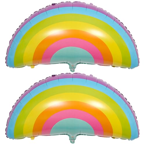 Ovanda Regenbogen Deko Kindergeburtstag, XXL Regenbogen Luftballons, Geburtstagsdeko Regenbogen,Riesig Folienballon Regenbogen Themen Party Deko für Party Feier Dekoration Geburtstag Baby Shower Taufe Ovanda Regenbogen Deko Kindergeburtstag, XXL Regenbogen Luftballons, Geburtstagsdeko Regenbogen,Riesig Folienballon Regenbogen Themen Party Deko für Party Feier Dekoration Geburtstag Baby Shower Taufe von Ovanda