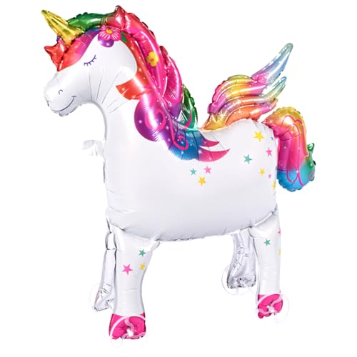 Ovanda XXL Einhorn Folienballon mit Beinen,3D Folienballon Einhorn Stehend,Walking Tier Folienballons,Einhorn Deko,Einhorn Ballon Mädchen,Einhorn Helium Ballon,Deko für Mädchen Kinder Geburtstag Party Ovanda XXL Einhorn Folienballon mit Beinen,3D Folienballon Einhorn Stehend,Walking Tier Folienballons,Einhorn Deko,Einhorn Ballon Mädchen,Einhorn Helium Ballon,Deko für Mädchen Kinder Geburtstag Party von Ovanda