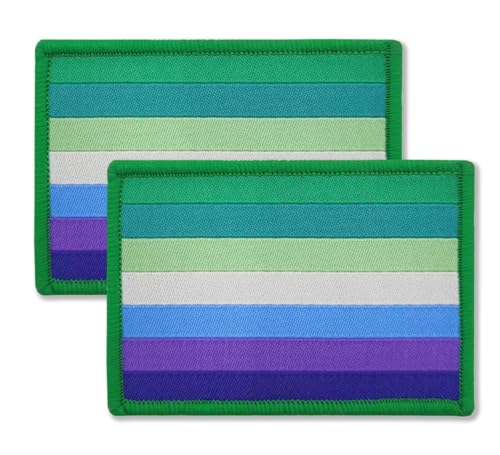 Overdecor Vincian Pride Flag Patch MLM Tactical Military Patches – Men Loving Men Patch Hook and Loop Fastener, 2 Pack Overdecor Vincian Pride Flag Patch MLM Tactical Military Patches – Men Loving Men Patch Hook and Loop Fastener, 2 Pack von Overdecor