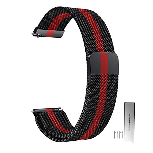 Overhil1s Edelstahl Mesh Uhrenarmband Für Herren Und Damen Metall Magnetverschluss Smartwatch Ersatz Armband 14mm 16mm 18mm 20mm 22mm 24mm Schnellverschluss Watch Strap Band Overhil1s Edelstahl Mesh Uhrenarmband Für Herren Und Damen Metall Magnetverschluss Smartwatch Ersatz Armband 14mm 16mm 18mm 20mm 22mm 24mm Schnellverschluss Watch Strap Band von Overhil1s